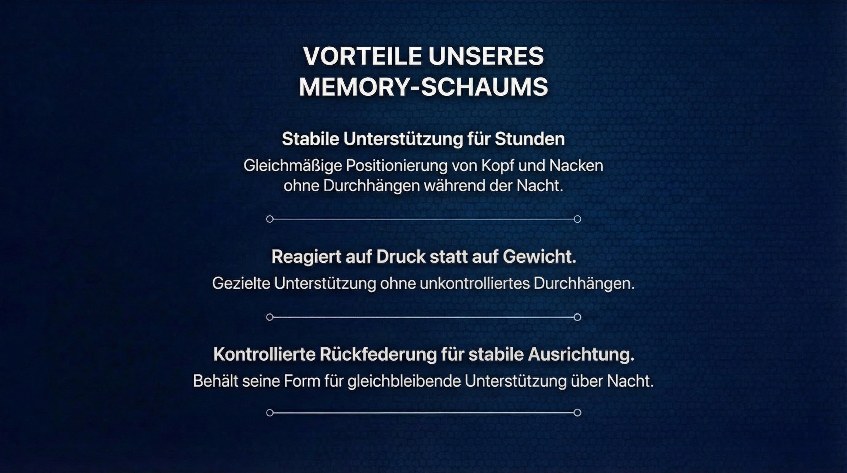 Hypnos – Schlafkissen für tieferen Schlaf